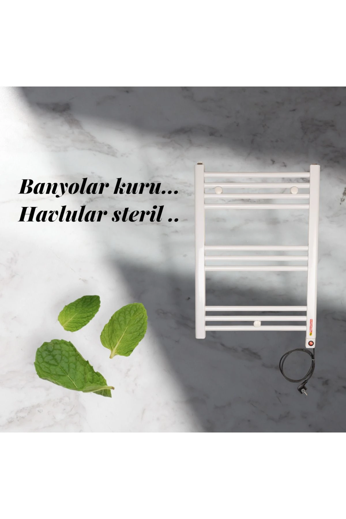 Elektrikli Havlupan 50x70 Beyaz