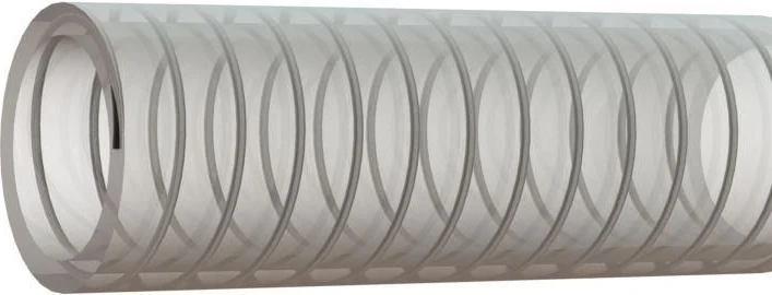 Sertsan 38 mm Şeffaf Çelik Telli Emiş Hortumu 2 Metre