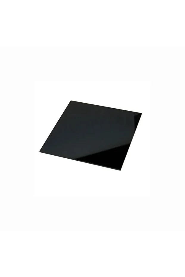 Siyah Pleksi Levha 2 mm Pleksiglass 45 cm x 45 cm