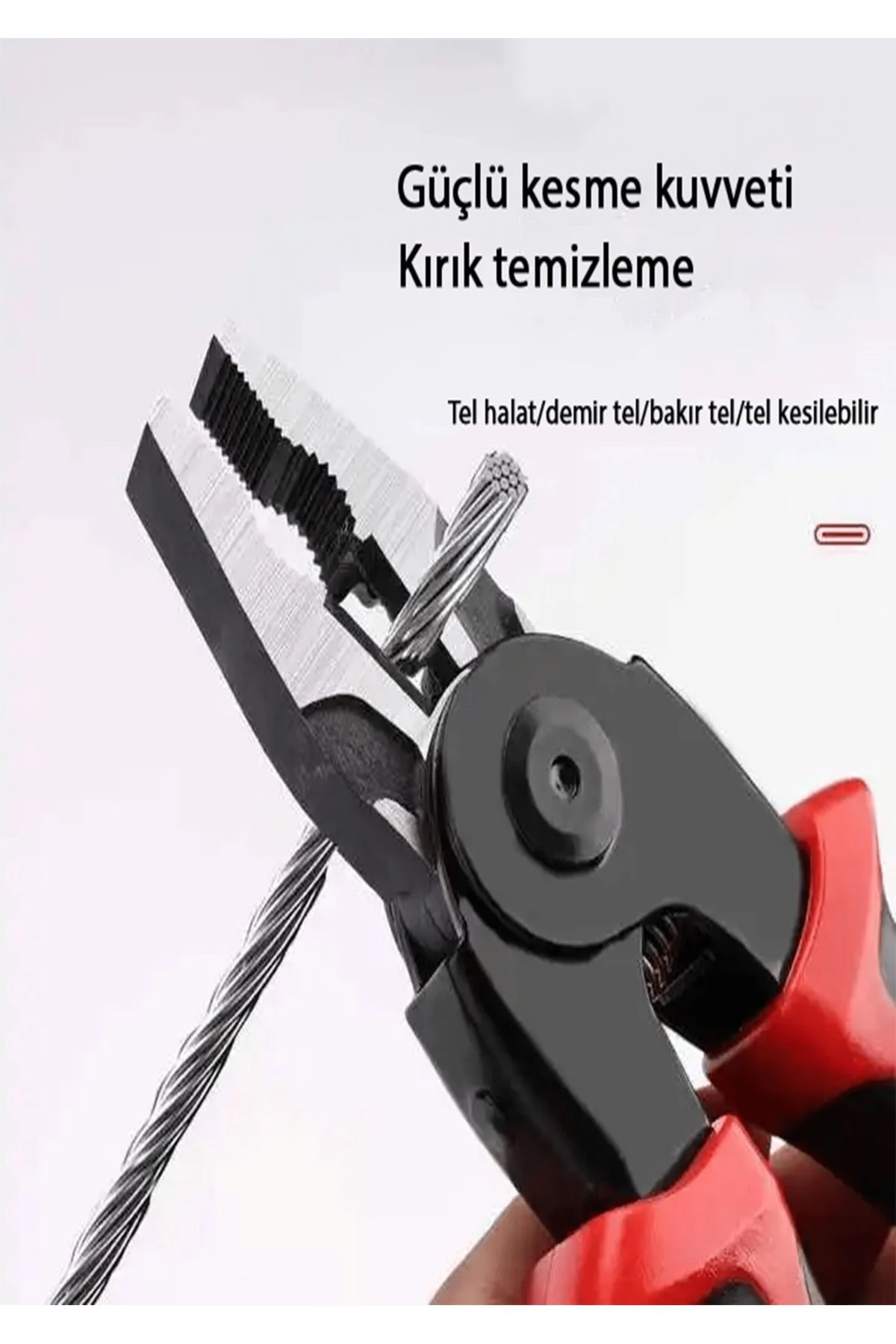 5'i 1 Arada Çok Amaçlı Çok Yönlü Ağır Hizmet Tipi Alet Kiti - Çok Fonksiyonlu Çıkarılabilir Pense