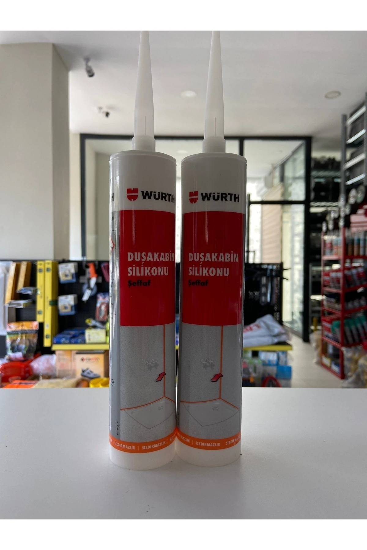 Wurth Duşakabin Silikonu Şeffaf 310 ml X 2 Adet