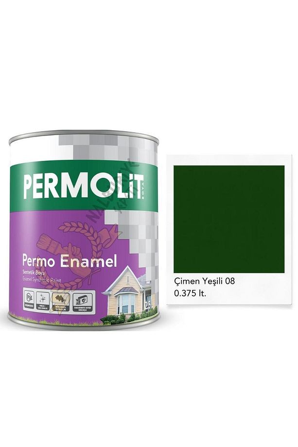 Enamel Sentetik Yağlı Boya ÇİMEN YEŞİL 0.375 Lt.