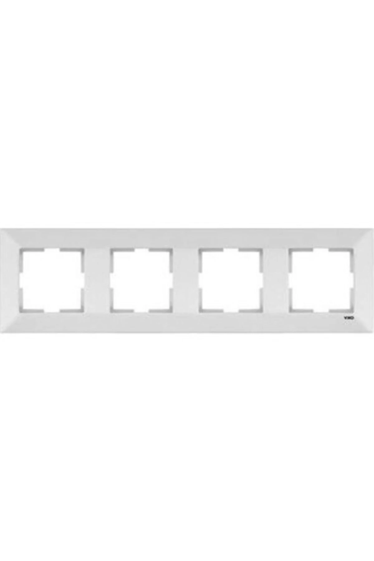 P Meridian Beyaz Renk Dörtlü Çerçeve