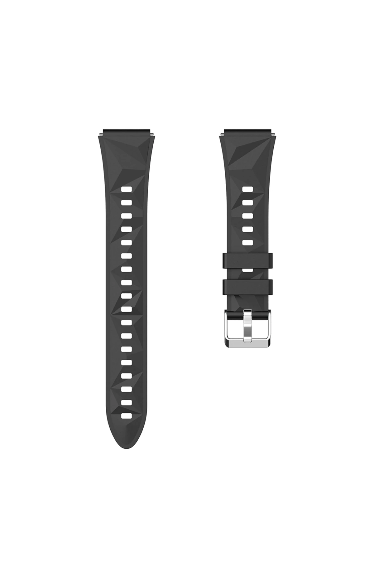 Huawei Watch GT 6/5/4 41mm -GT 5 Pro 42mm Kordon Prizma Fluoroelastomer Strap Kauçuk Kayış 129
