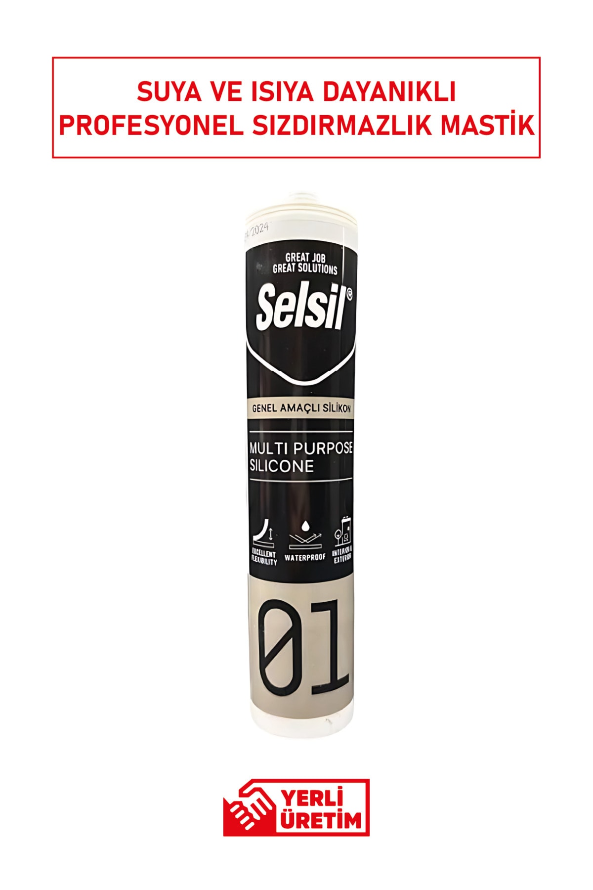 Genel Amaçlı Silikon | Suya ve UV’ye Dayanıklı Profesyonel Sızdırmazlık Montaj Silikonu