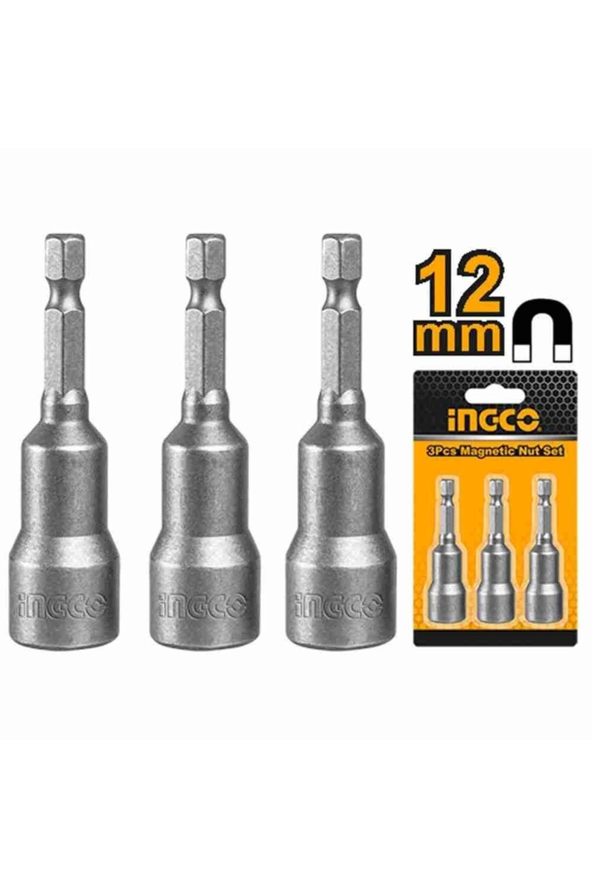 3lü Manyetik Somun Adaptörü 12mm Amn1231