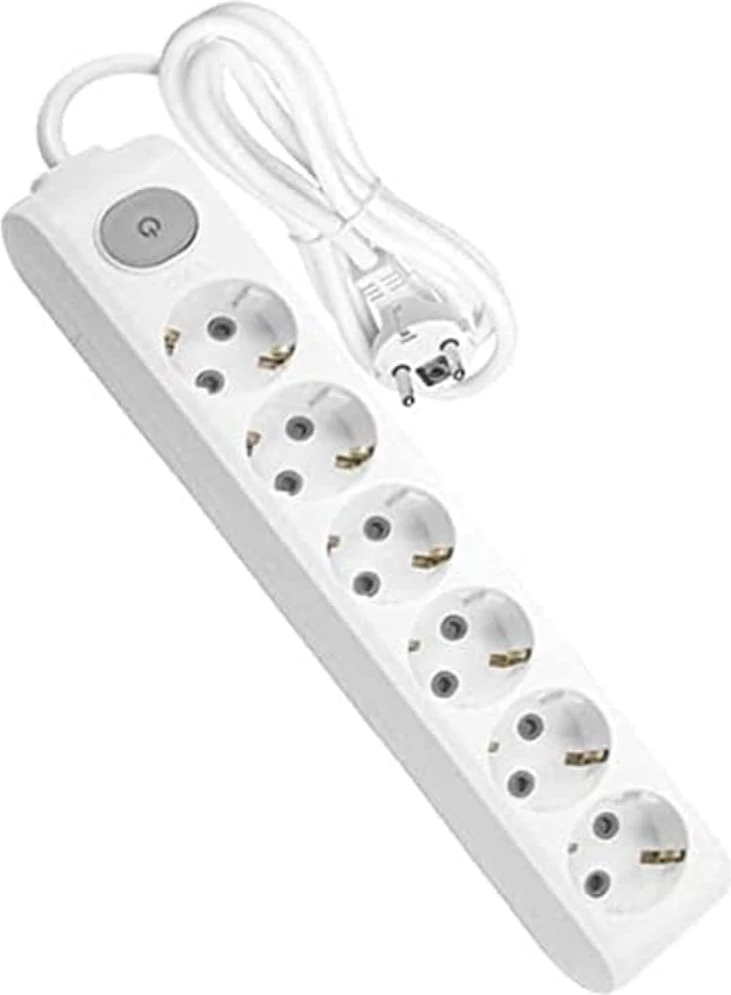 Multi-Let Priz Anahtarlı Topraklı Kablolu Çocuk Korumalı 3mt