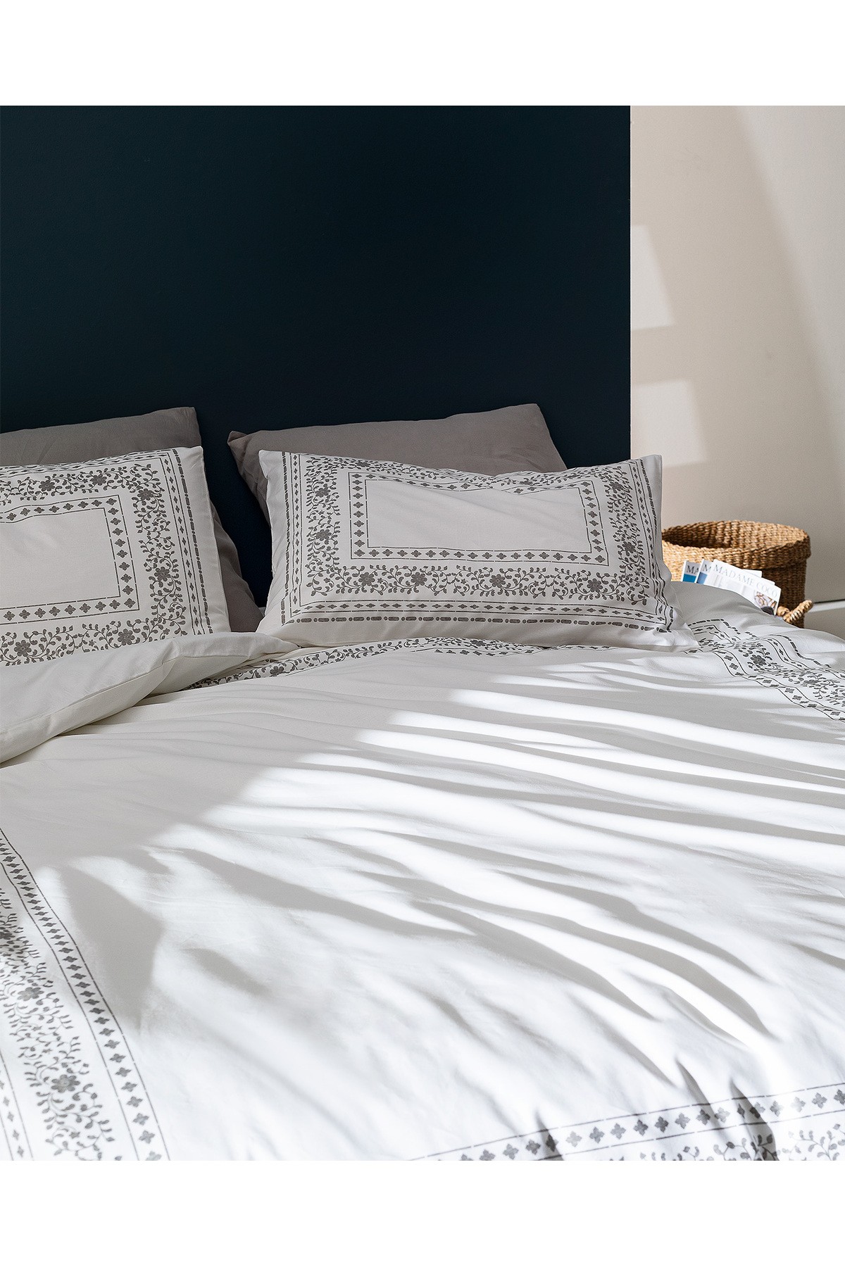 Arber King Size Nevresim Takımı - Gri