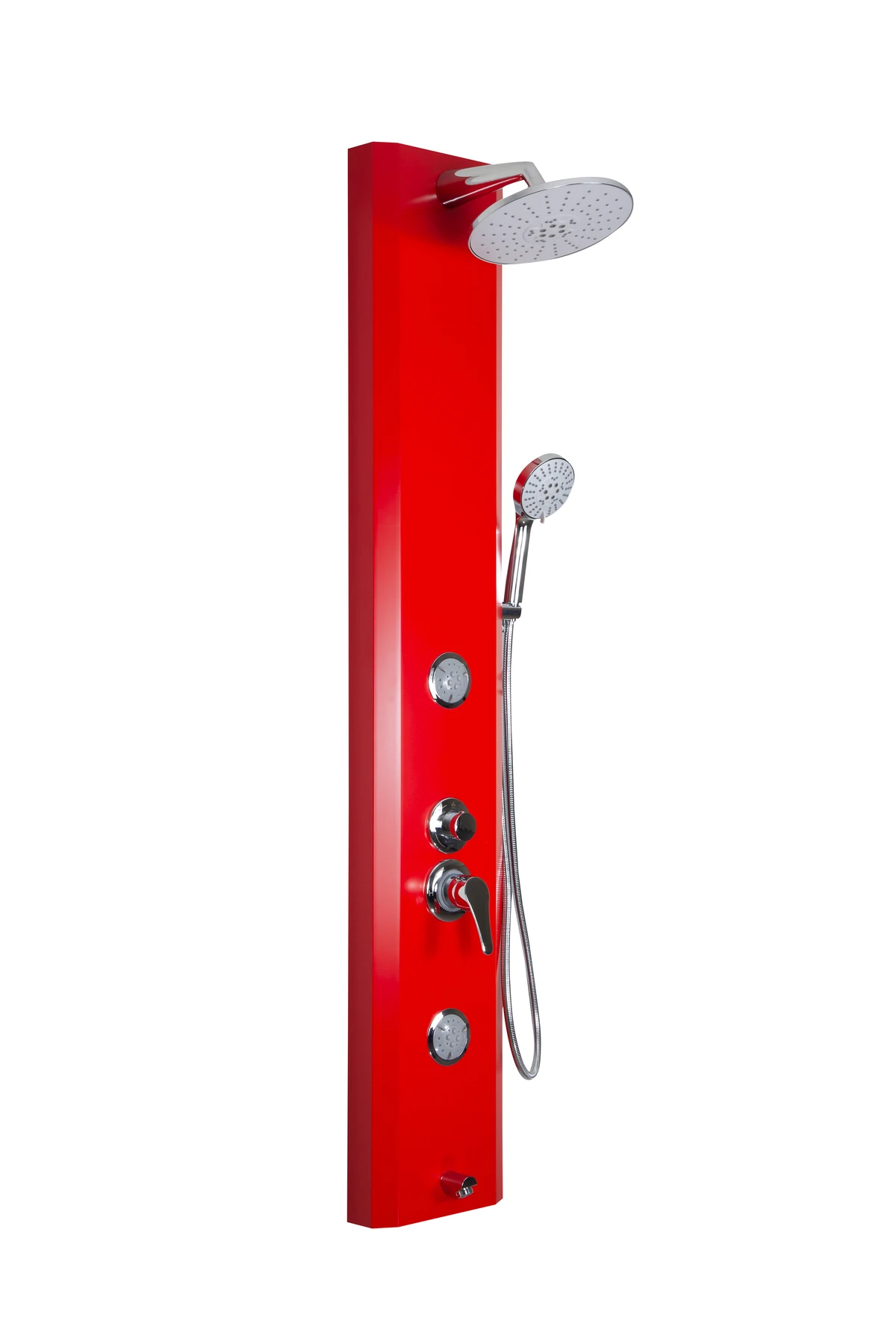 Sam Derya Kırmızı Fonksiyonlu Jet, Duş Paneli ,fonksiyonlu Masajli Duş Sistemleri