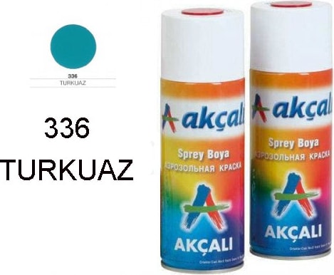 Turkuaz Solvent Bazlı Akrilik Sprey Boya 400 Ml 336
