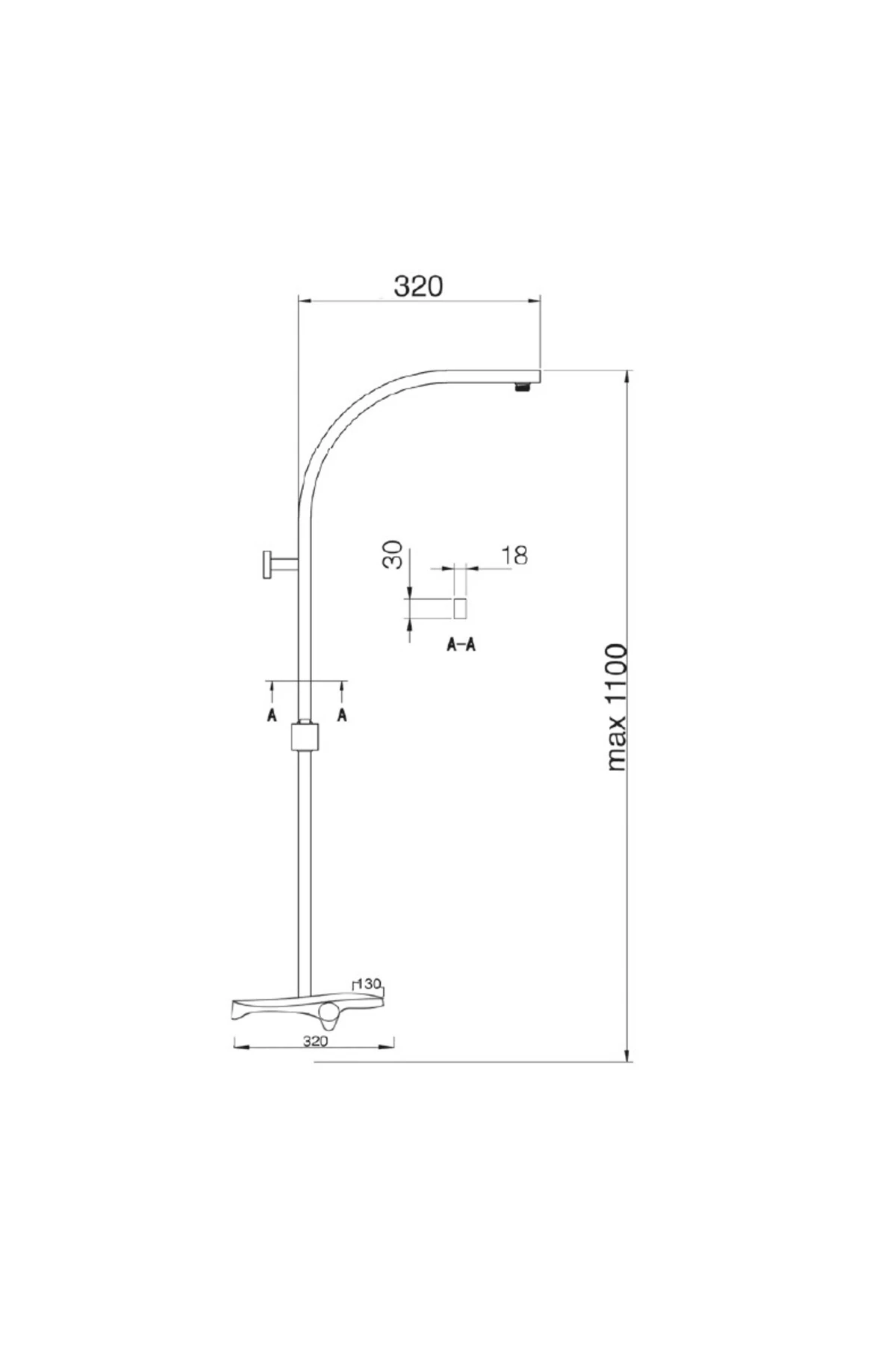 Duş Sistemi (Kare Boru) 7891