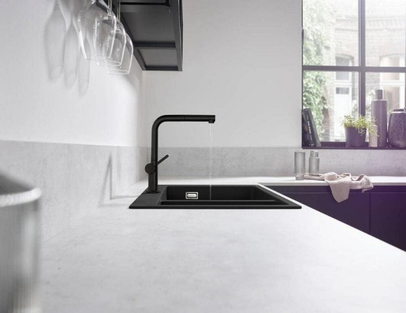 Talis M54 Eviye Bataryası Çekilebilir Gagalı Krom 72809000
