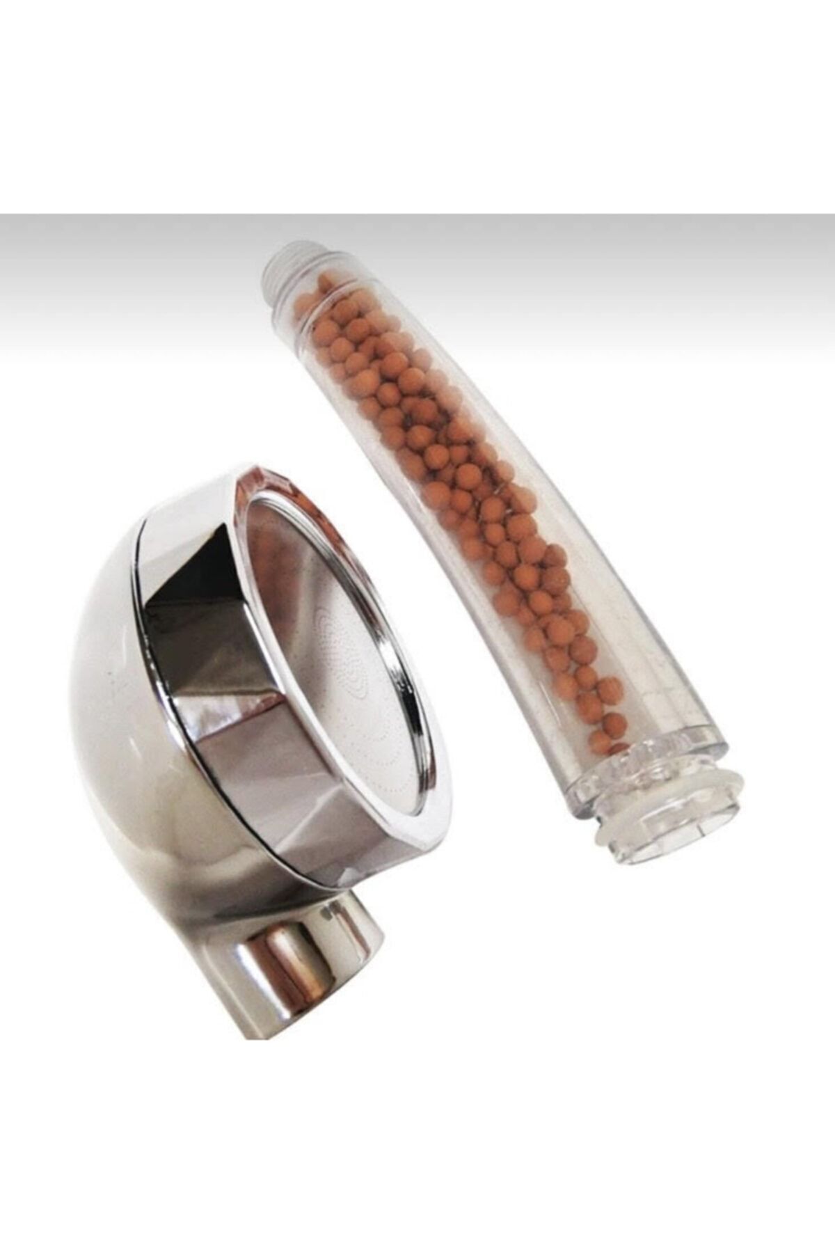 %75 Su Tasarruflu 3 Fonksiyonlu Boncuklu Iyon Stres Azaltıcı Banyo Duş Başlığı Duş Başlığı Plastik F