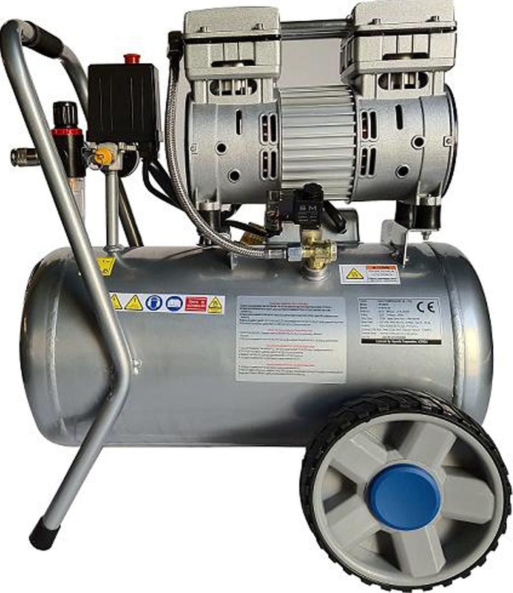 Kompresör Sessiz & Yağsız 750W 24 Lt