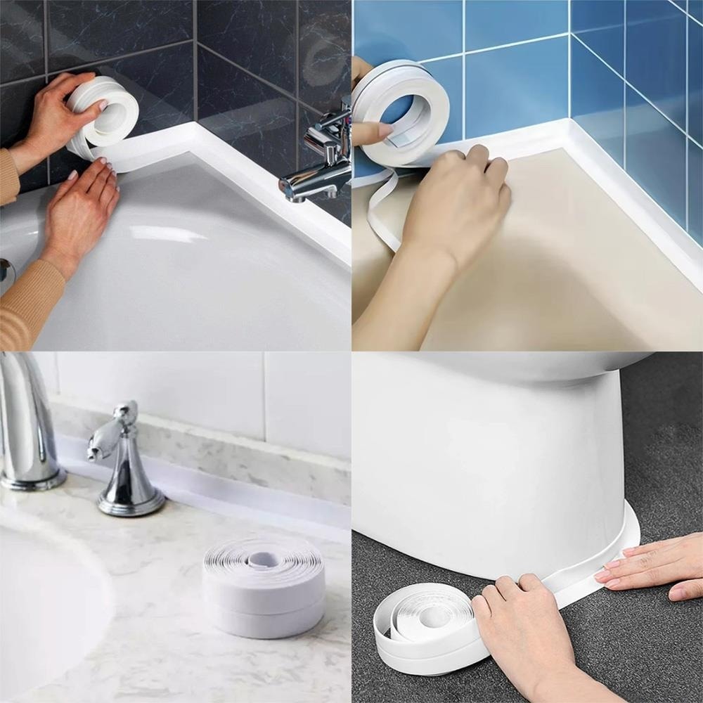 OZKUVVET 6297 Su Sızdırmaz Lavabo Küvet Tezgah Kenar İzolasyon Bandı