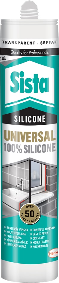 Sista Universal %100 Silikon Beyaz 280 ml