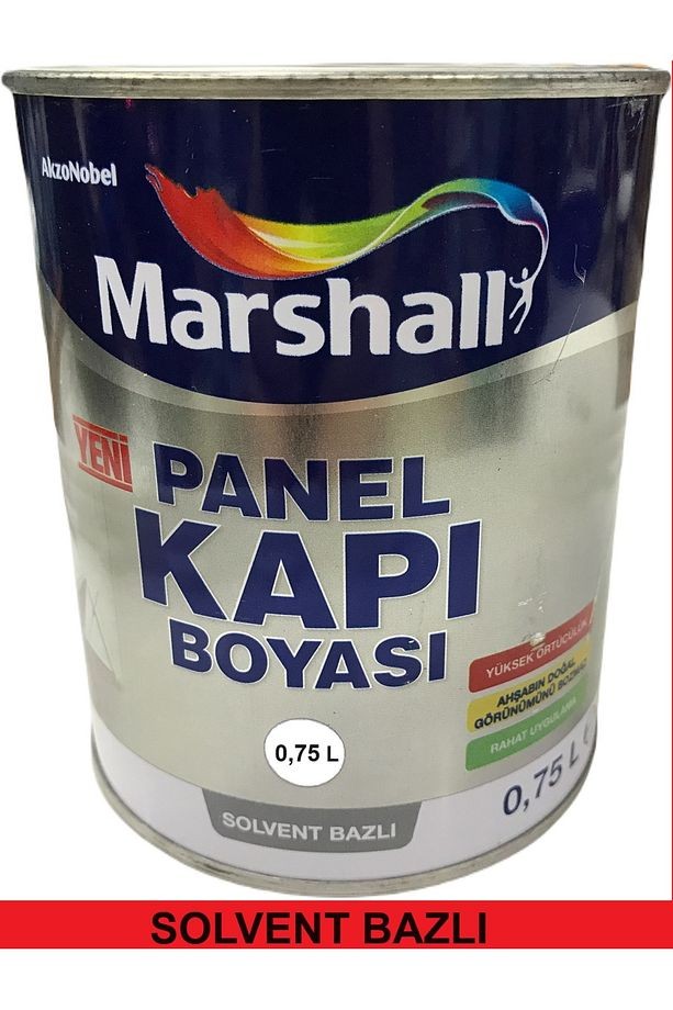 Solvent (Tiner) Bazlı Sentetik Amerikan Panel Kapı Boyası 0,75 Lt Kum Beji