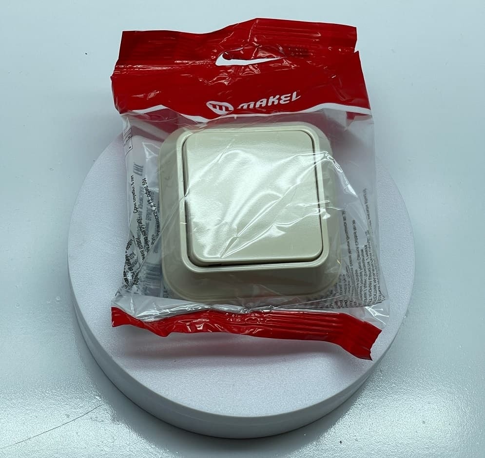 Makel Sıva Üstü Anahtar Krem