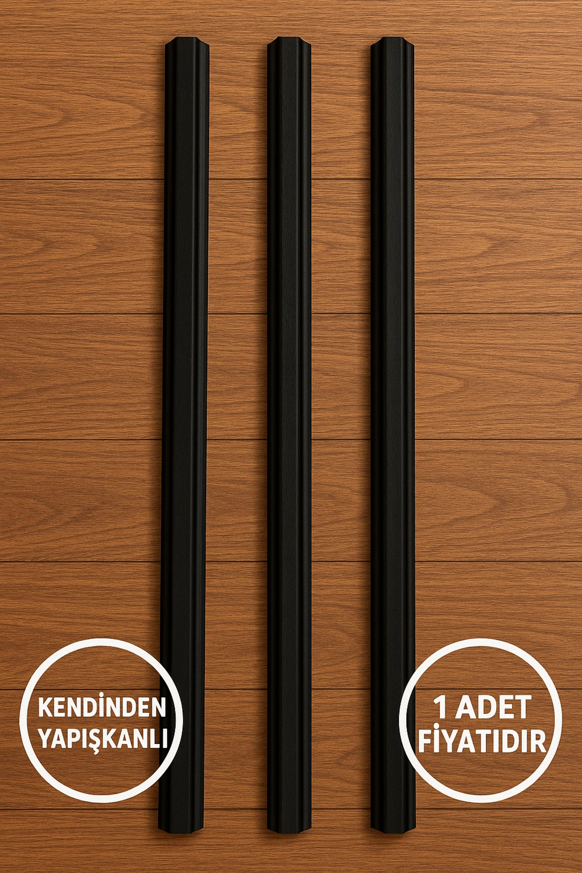 Siyah Adet Fiyatıdır Dekoratif Kendinden Yapışkanlı Stropiyer 4cm 100 Cm ve