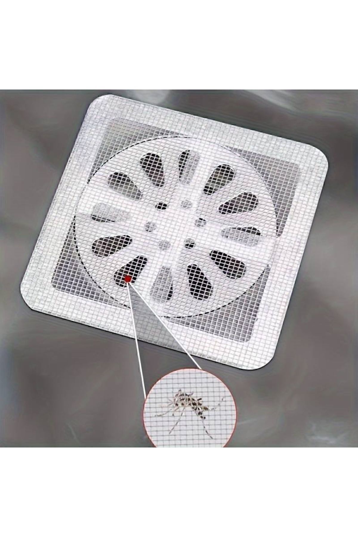 4 Adet Yapışkanlı Tek Kullanımlık Banyo Gider Saç Kıl Tutucu Ve Mutfak Evye Çöp Ayırma Süzgeci