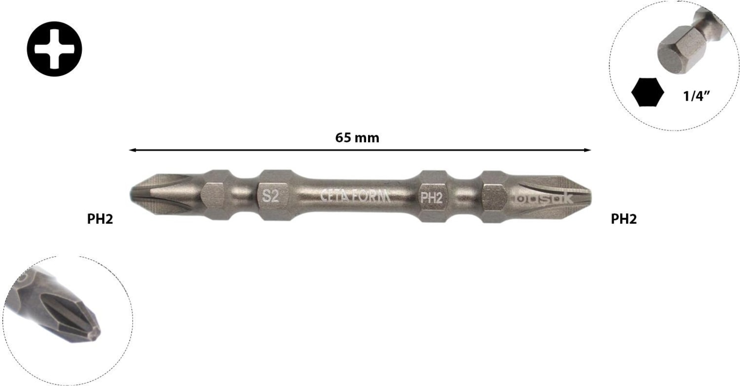 CB/662TM Çift Taraflı Yıldız Bits Uç (Torsion) ( 1 Adet)