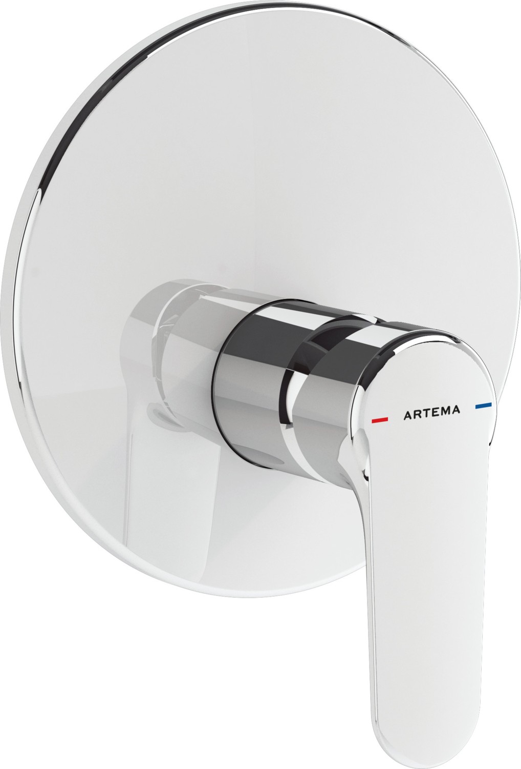 Root Round A42829 Ankastre Duş Bataryası, Krom