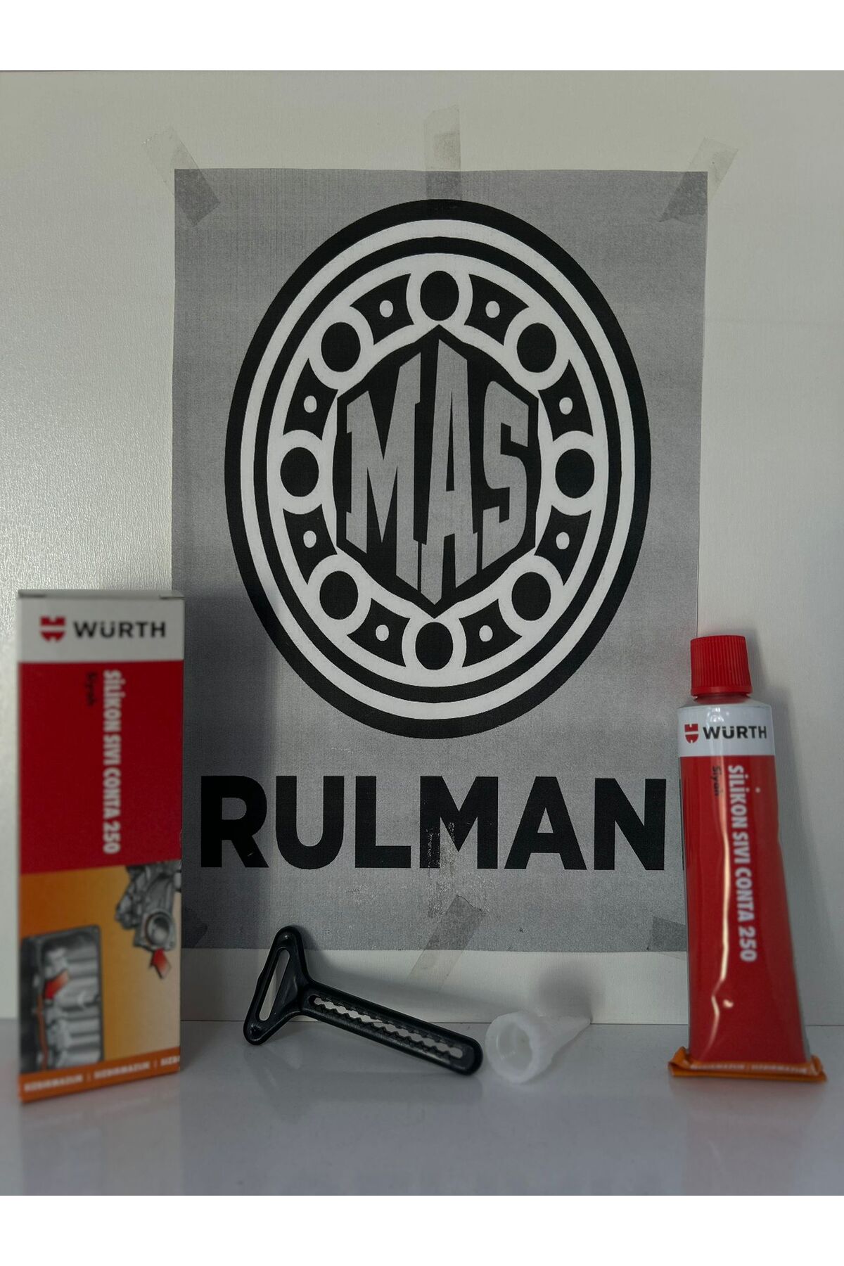 SİLİKON SIVI CONTA SİYAH 250°C 70 ML.