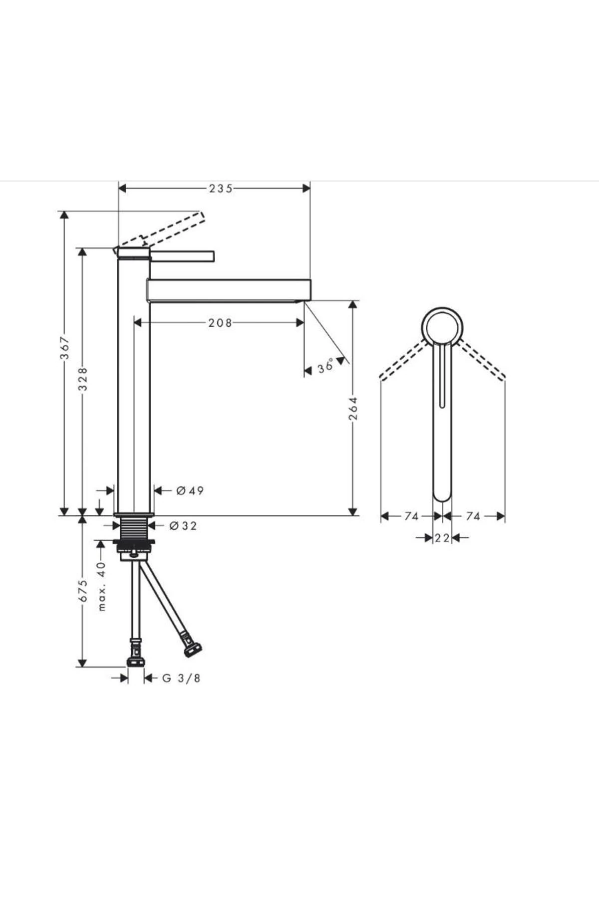 Finoris Lavabo Bataryası 260 - 76070000