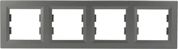 Schneider Asfora Çelik Dörtlü Çerçeve Yatay