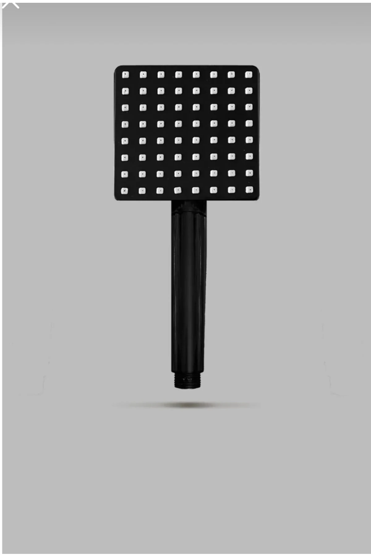 Siyah LÜX Paslanmaz Çelik Hortum Robot Yağmurlama Tepe Duş Seti