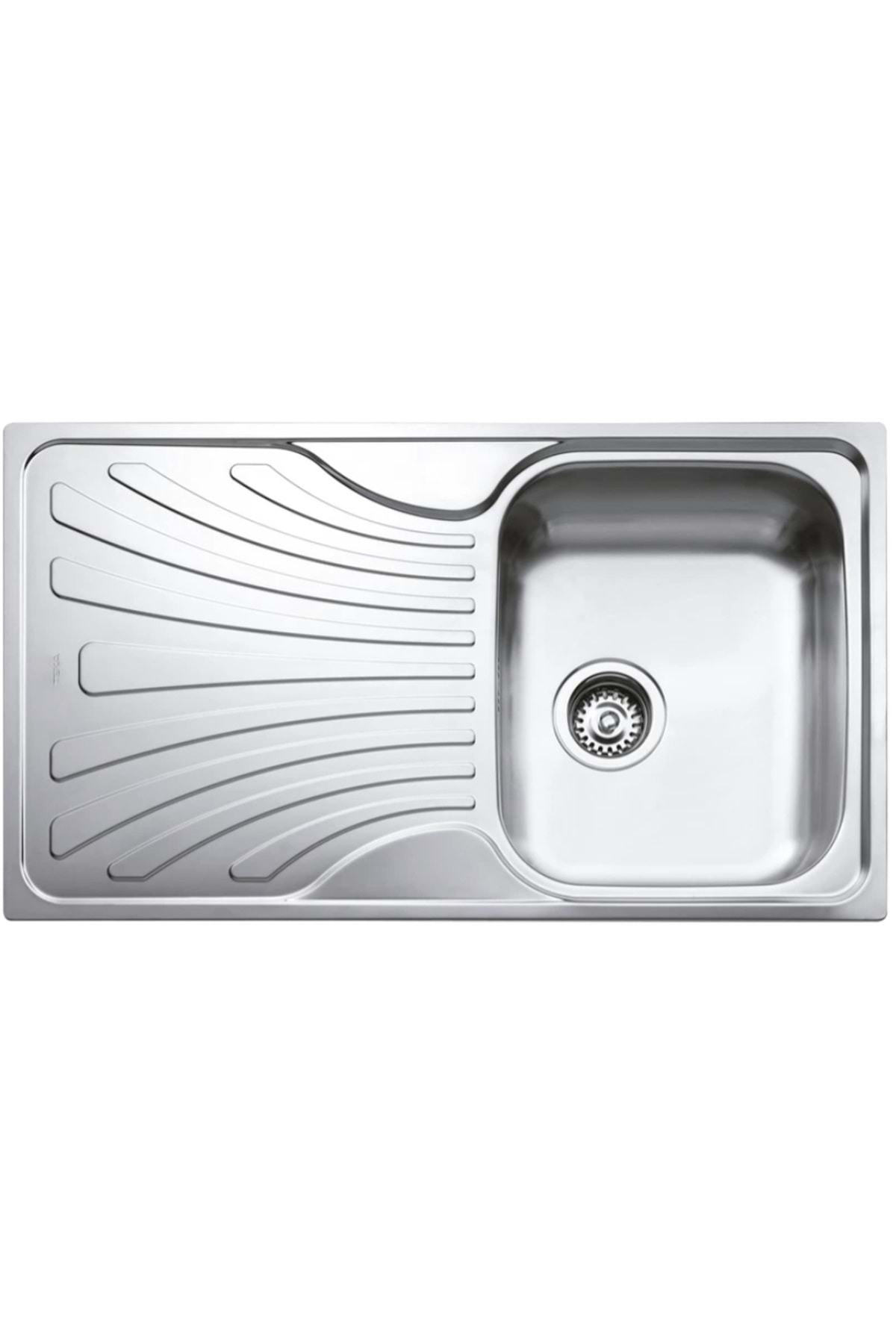 - NERISSA 50 B - Ankastre Sol Damlalıklı Eviye - Paslanmaz Çelik - 86 cm - 40109215