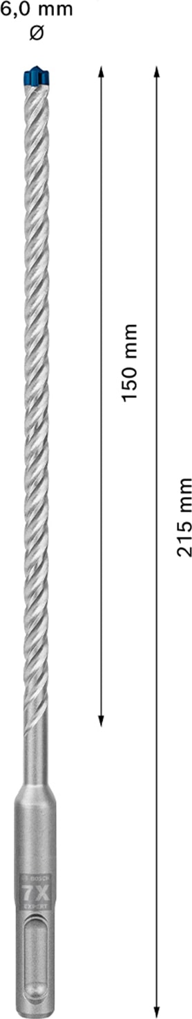 BOSCH Expert Sds Plus-7x Kırıcı Delici Delme Ucu 6 x 150 x 215 mm