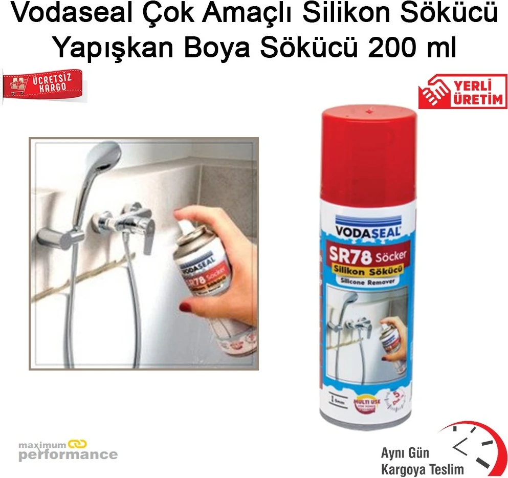 Çok Amaçlı Silikon Sökücü Yapışkan Boya Sökücü 200 ml