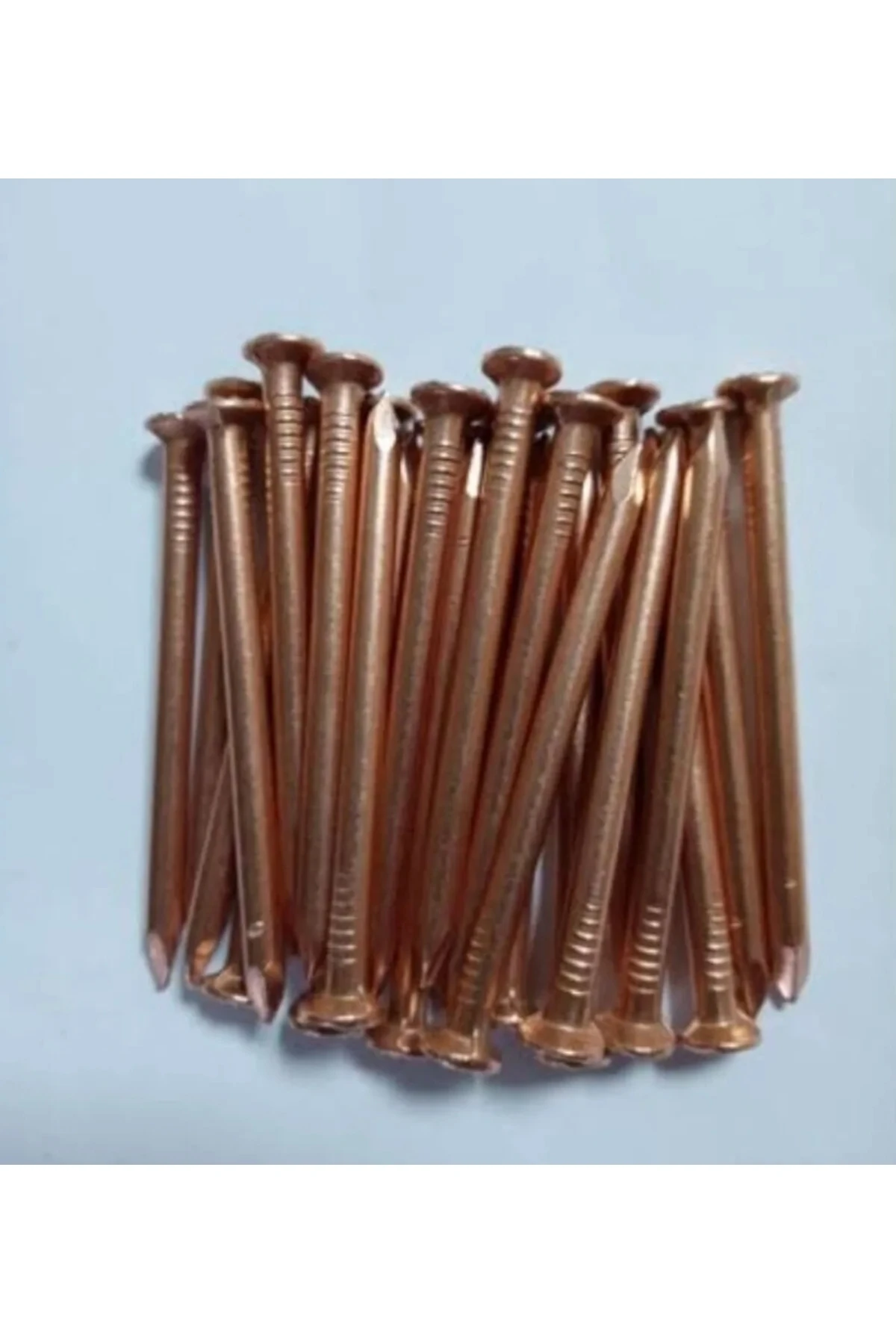Bakır çivi, saf bakır çivi, bakır ağaç çivisi 3.5mm x 4 cm 40 ad.
