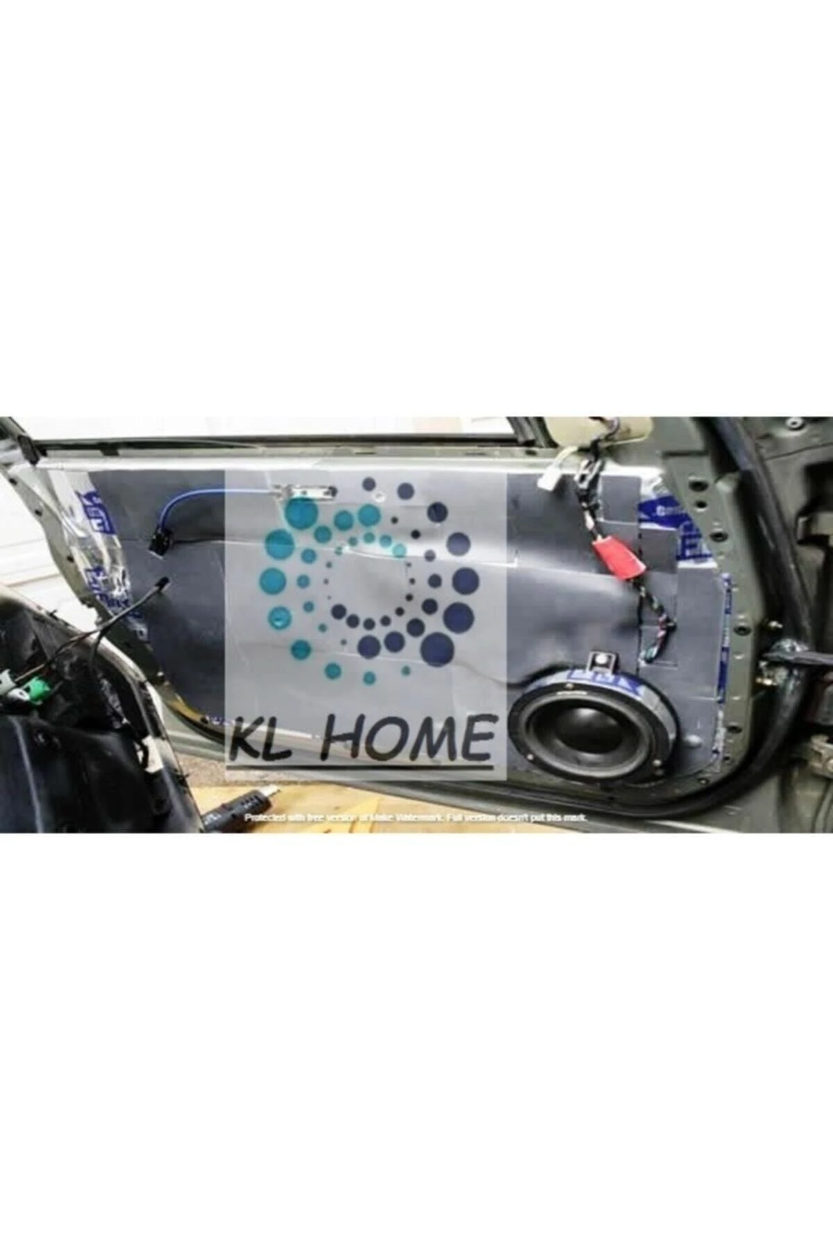 6mm Kalınlık 50cm*100cm (0,50M2) Yapışkanlı Oto Karavan Ev Ses Akustik Kauçuk Yalıtım