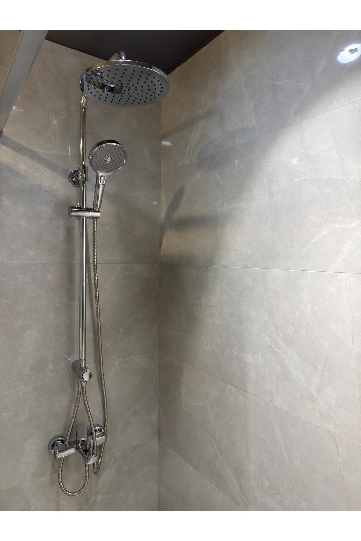 MARE BANYO+DÖNER LAVABO+MUTFAK BATARYASI VE  RAIN ROUND PUSH BUTTON DUŞ BARI