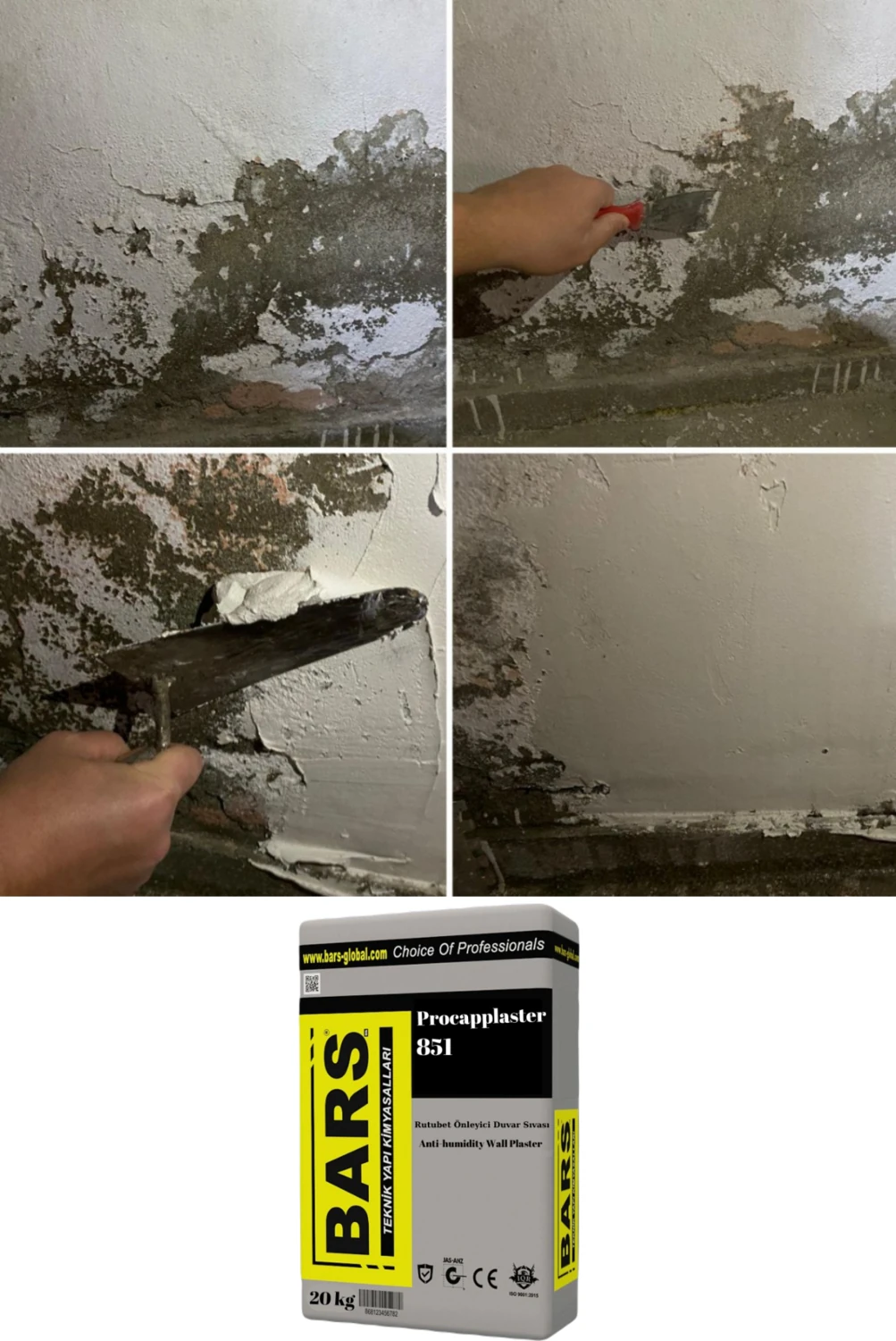 Rutubet Önleyici Duvar Sıvası 20 kg