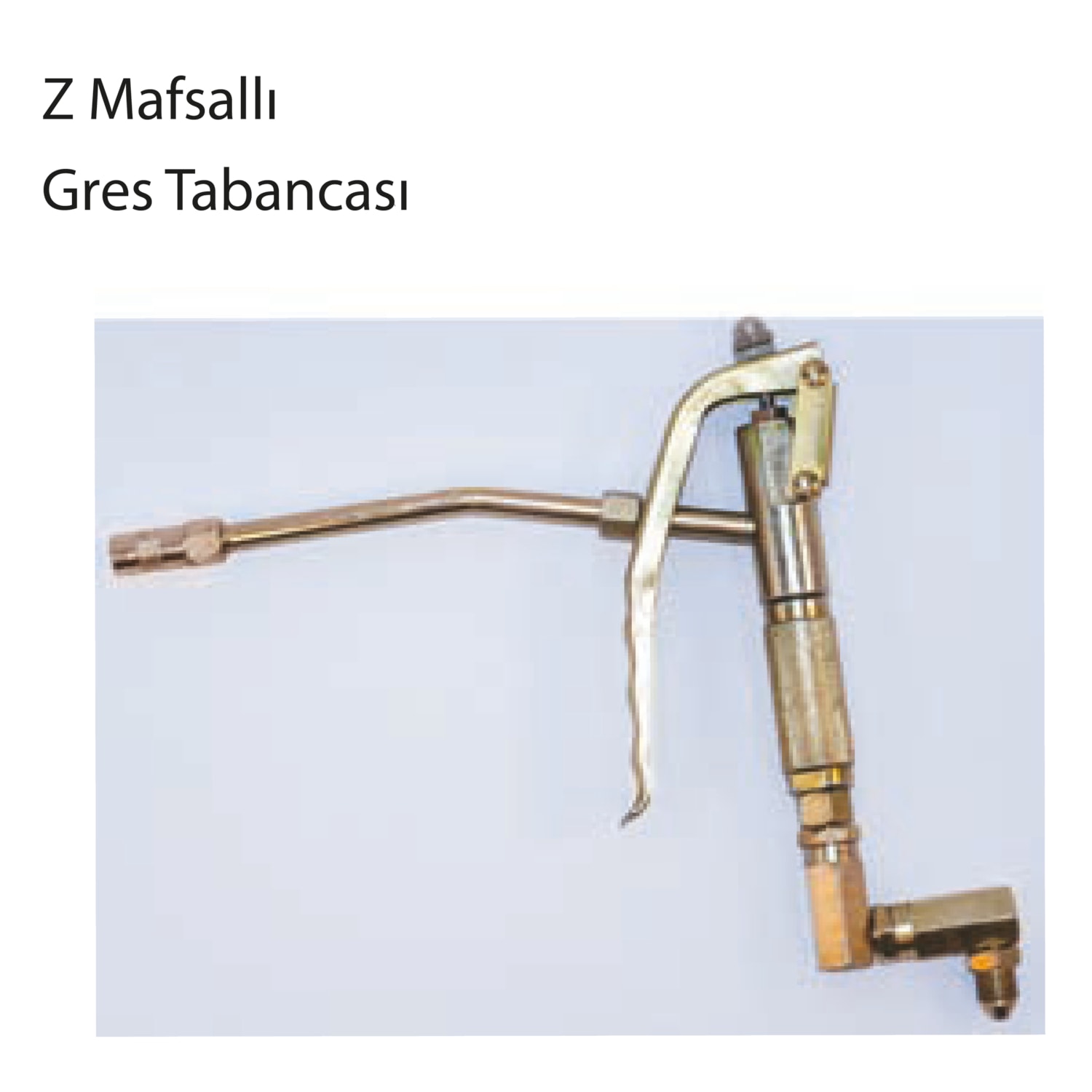 Z Mafsallı Gres Tabancası Mtgt