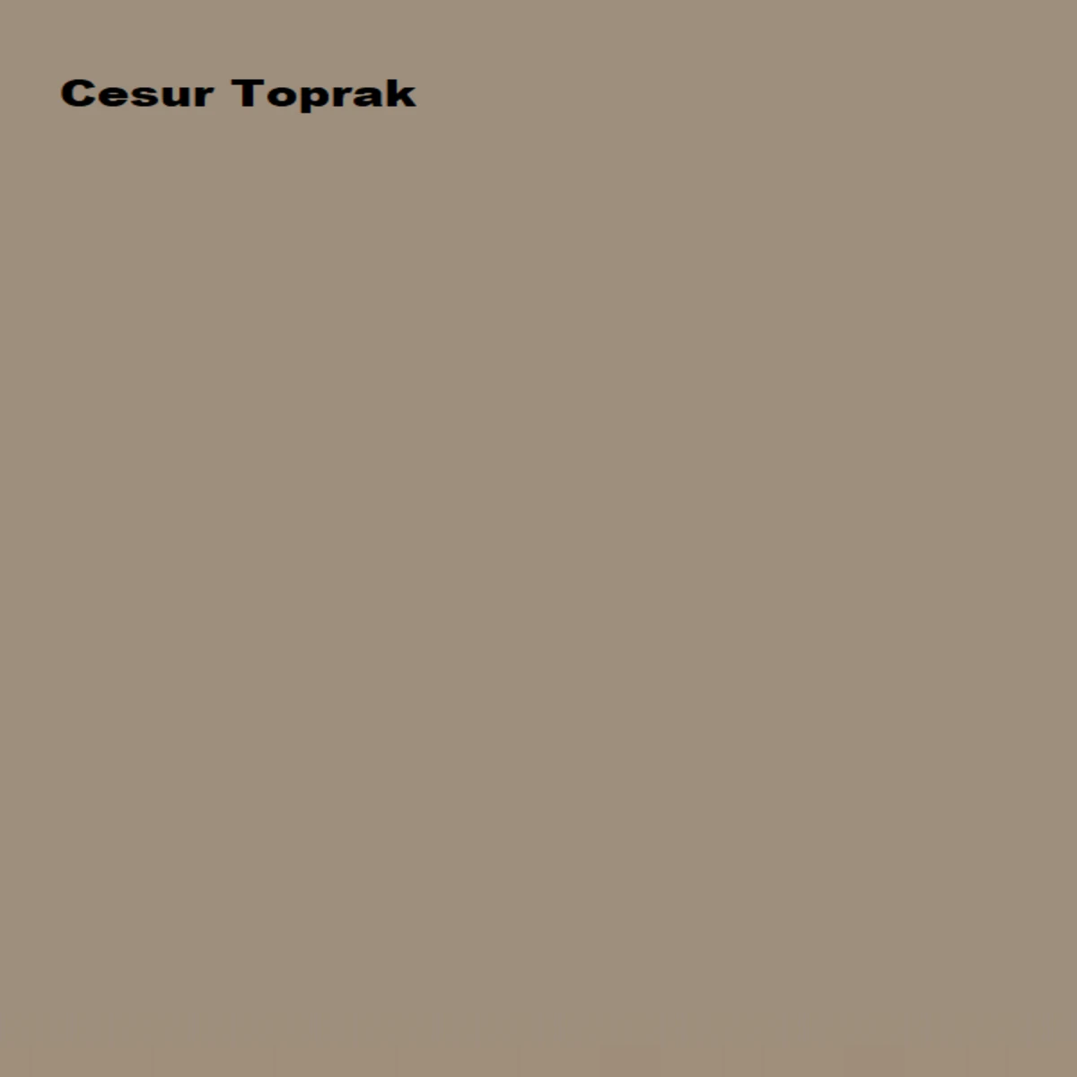 Pastel Yarı Mat Boyası Cesur Toprak 0,75 Lt (1 Kg)