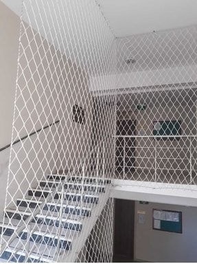 Balkon Güvenlik Filesi 1,50 x 1 Metre Kalınlık 6 Milim Güvenlik Ağı Okul Filesi Çocuk ve Yetişkin Filesi Göz Aralığı 10 cm