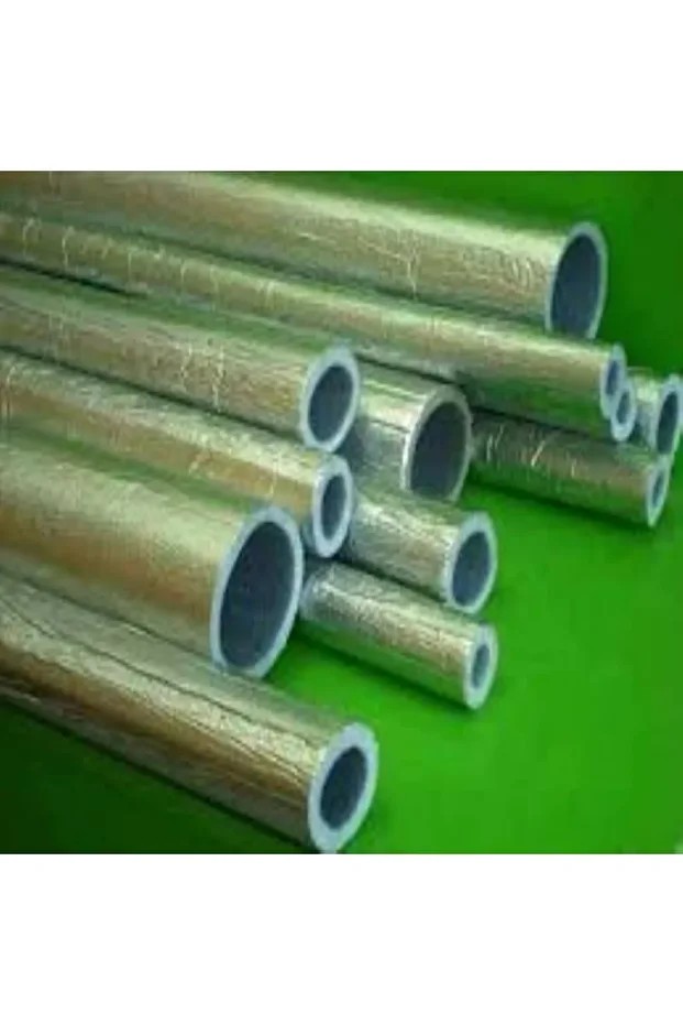 35/10 mm 2 Metre Folyolu İzole Boru ( 32'lik Folyolu İzole Boru 2 Metre)