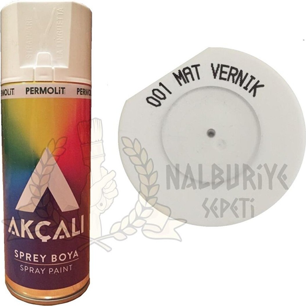 Akrilik Sprey Şeffaf Mat Verni̇k 400 ml - 001