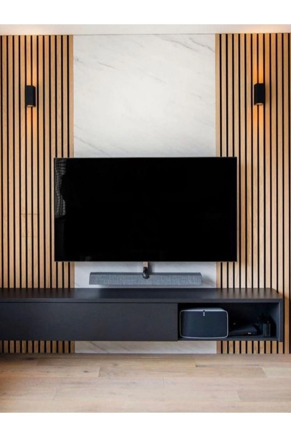 Dekoratif Meşe Rengi Panel 12 Adet 240 cm