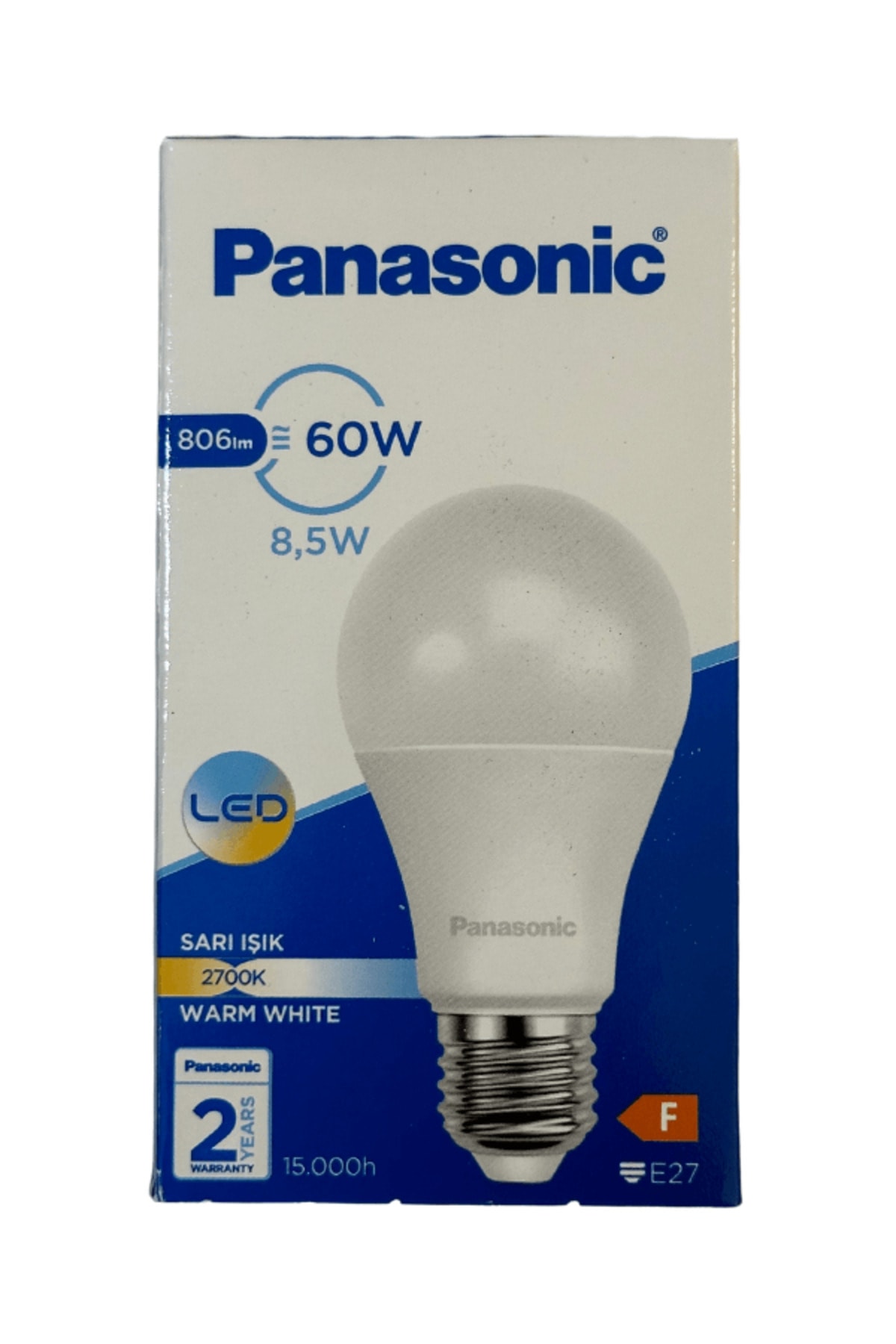 8,5W (60W) 2700K (Sarı Işık) E27 Duylu Led Ampul (4 Adet)