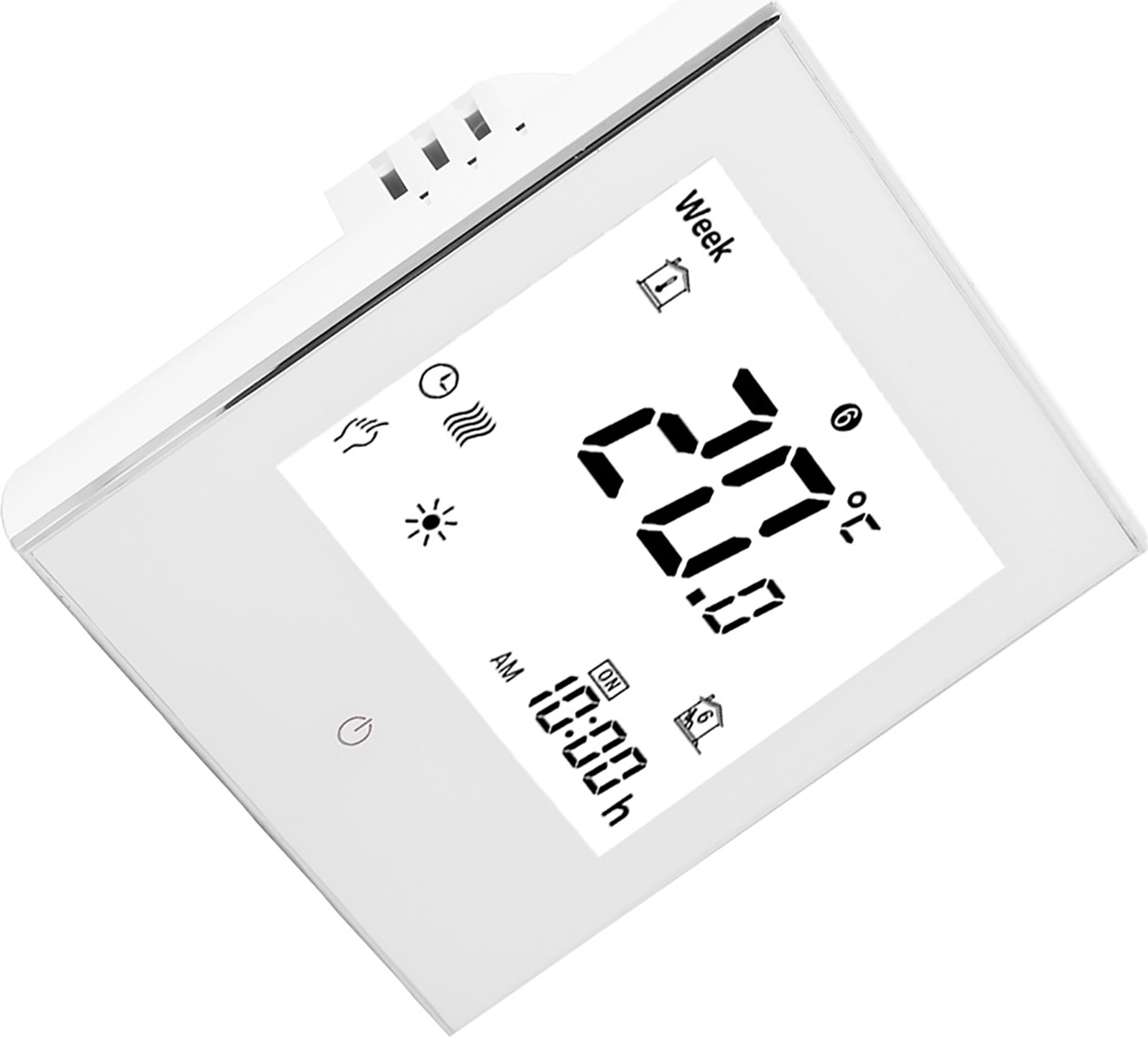 Isıtma Oda Termostatı Haftalık Programlanabilir LCD Ekran Dokunmatik Ekran 5A AC110‑230V (Yurt Dışından)