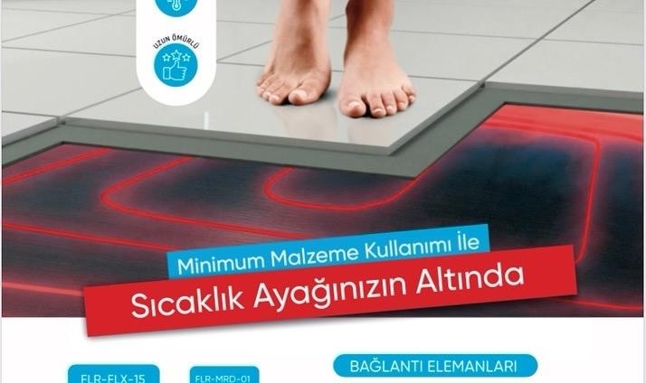 Paslanmaz Çelik Yerden Isıtma