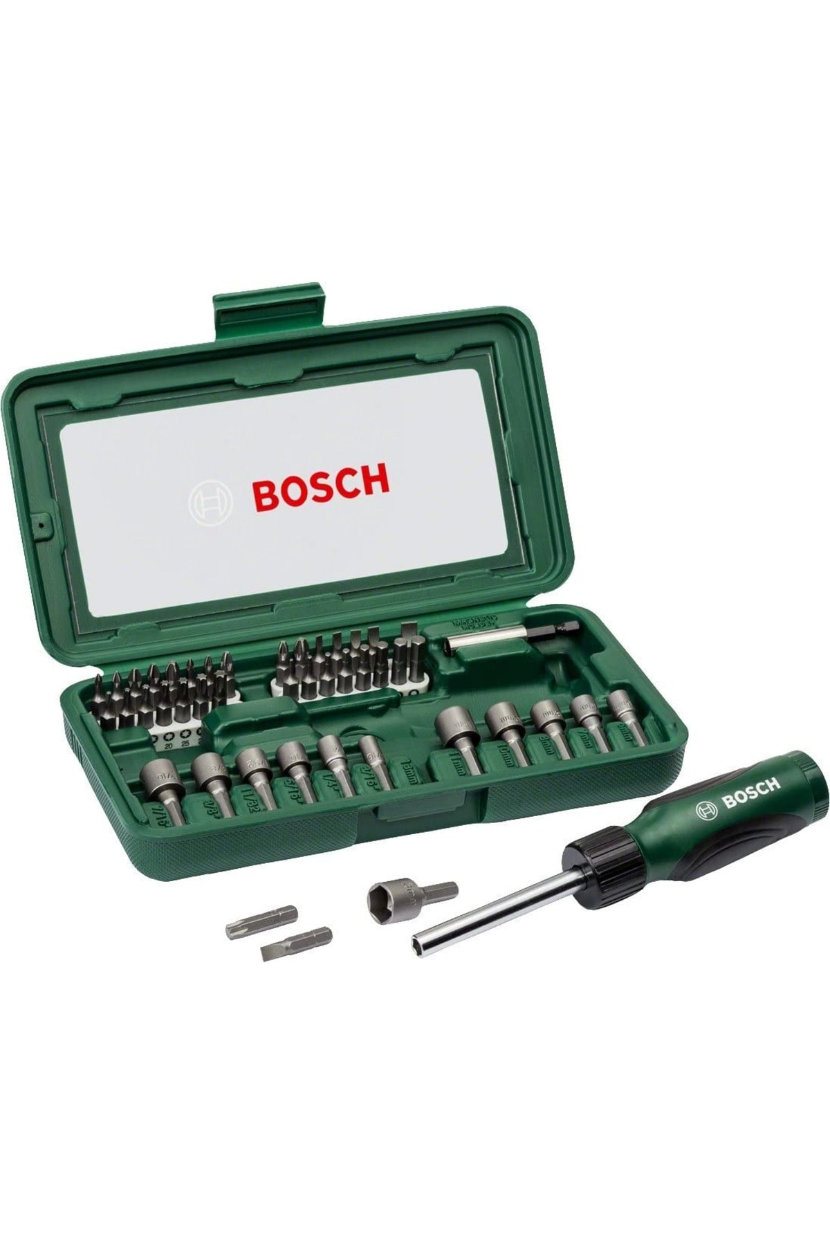 BOSCH Cırcır Tornavida Bits Uç Seti 46 Parça