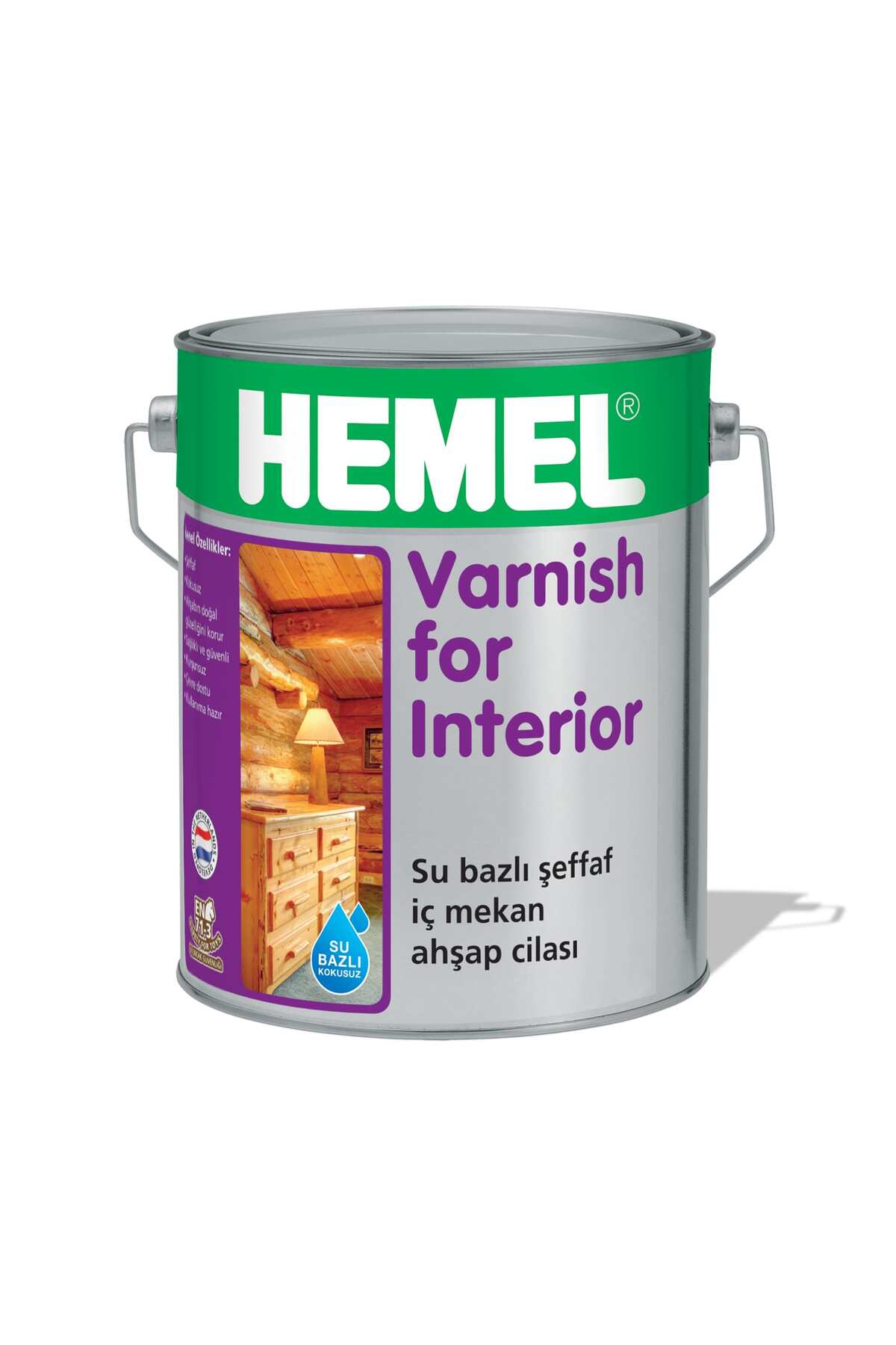 Varnish For Interior Su Bazlı - Aqua Lambri Cila Iç Mekan 0,75 Lt