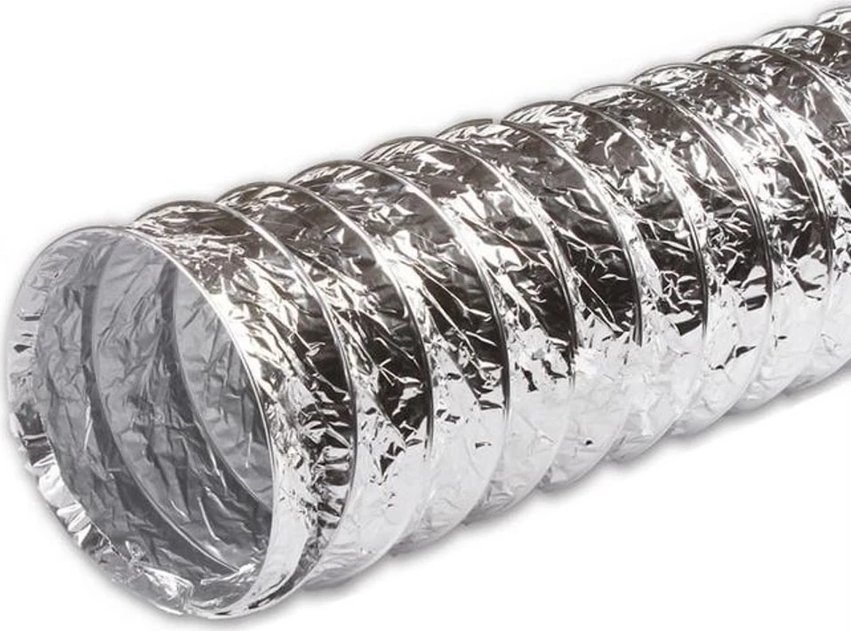 Alüminyum Aspiratör Borusu 120 mm x 2 m