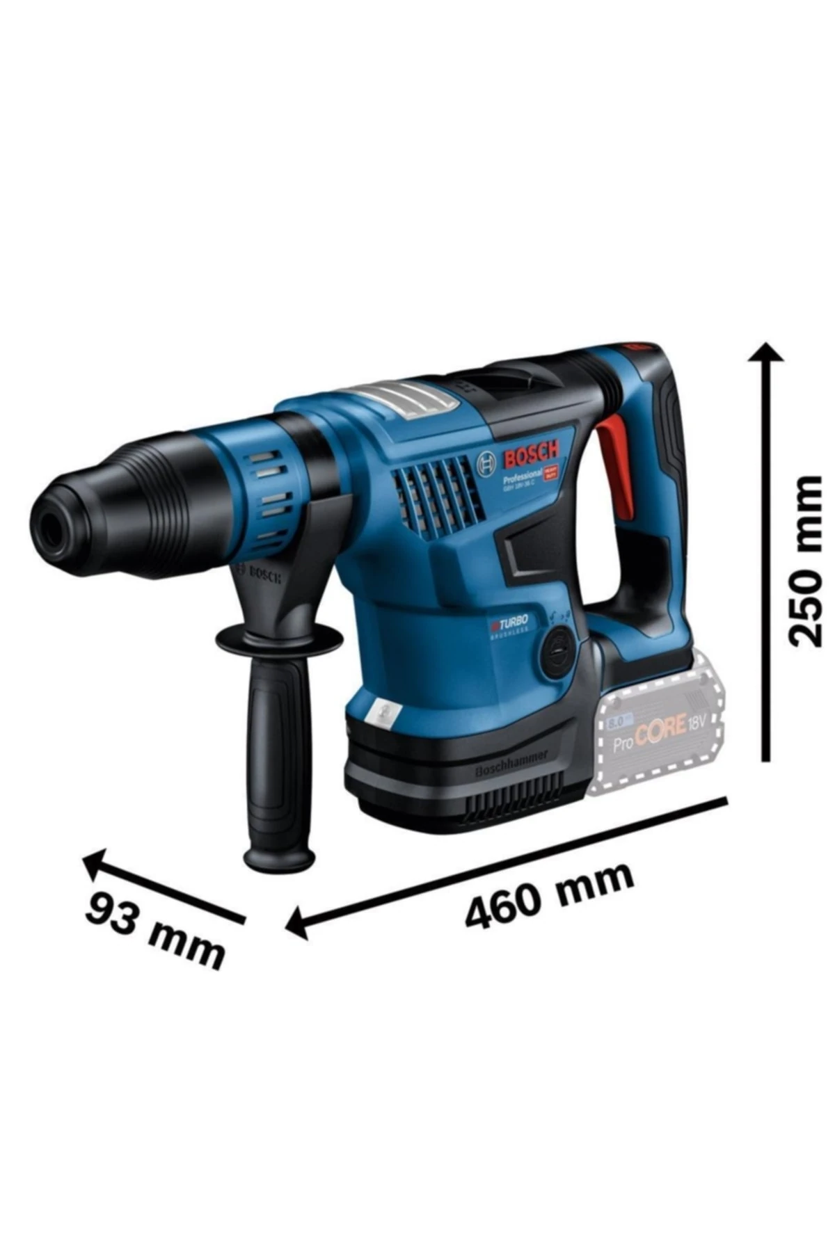 Gbh 18v 36c Akülü Kırıcı Delici 2x8 Amper Biturbo